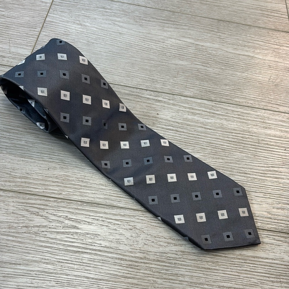 Ted Baker London Grey Pattern Tie